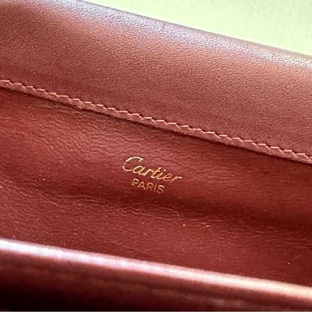 Cartier Burgundy Clutch - Picture 6 of 6